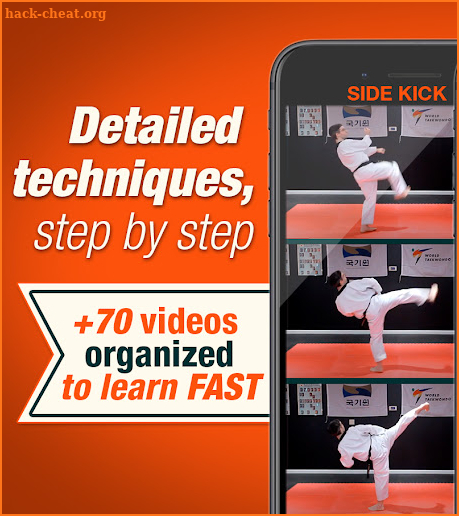 Taekwondo training fitness screenshot