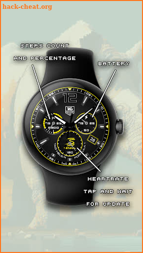 Tag Heuer 8 in 1 Watch Face screenshot