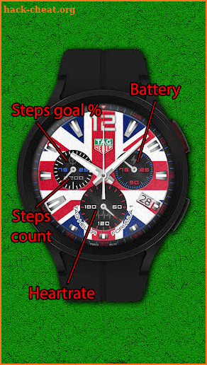 TAG HEUER ENGLAND WATCH FACE screenshot