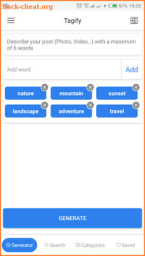 Tagify -  Best Hashtags for Instagram screenshot