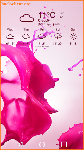 Tahity Flat Weather Icon Set for Chronus screenshot