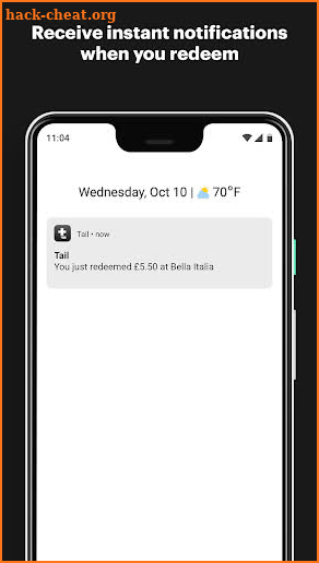 Tail - The Cashback app screenshot