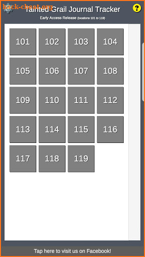 Tainted Grail Journal Tracker screenshot