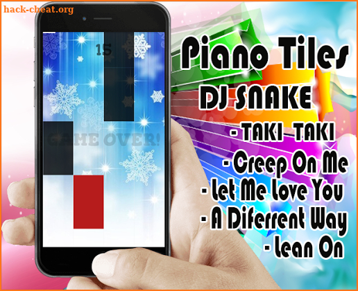 Taki Taki Dj Snake Piano Tiles screenshot