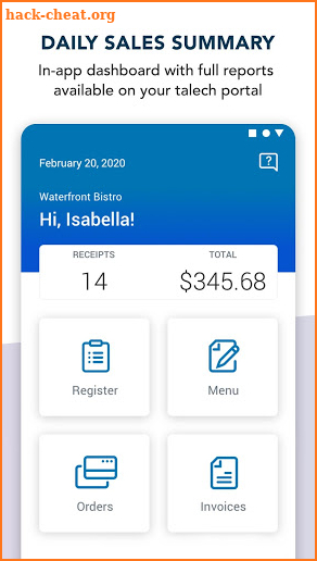 talech Mobile Point of Sale screenshot