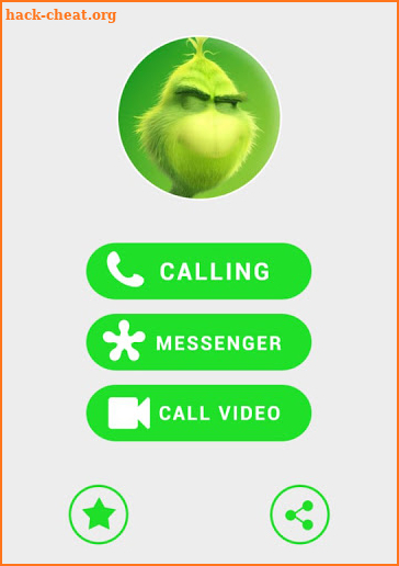 Talk To Grinchs : Grinch Fake Video Call simulator screenshot