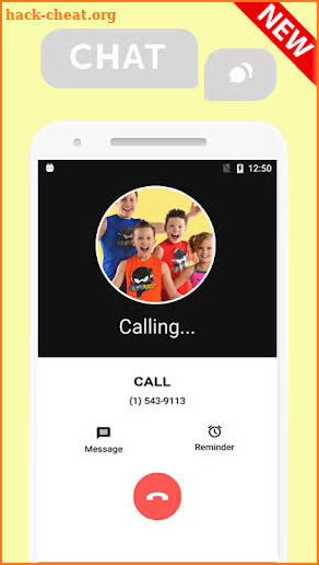 Talk To Ninja Kidz - Call and chat Simulator screenshot