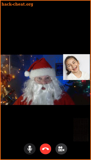 talk with santa-Fake call and fake Chat PRANK screenshot