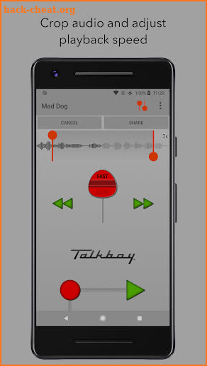 Talkboy: Throwback voice recorder and editor screenshot