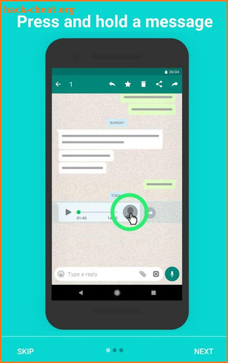 TalkFaster! - Speed up voice messages screenshot