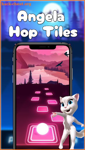 Talking Angela Tile Hop Music screenshot