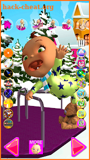 Talking Babsy Baby Xmas Games screenshot