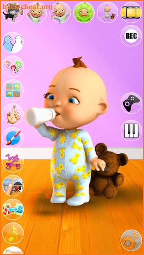 Talking Baby Games with Babsy screenshot