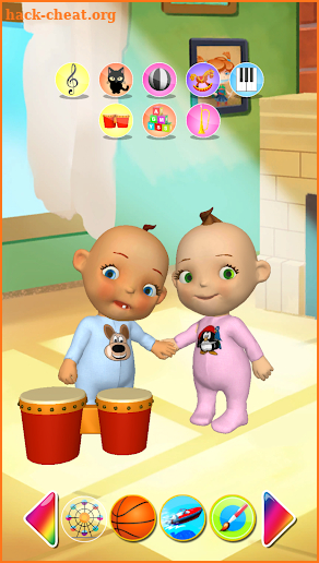 Talking Baby Twins Newborn Fun screenshot