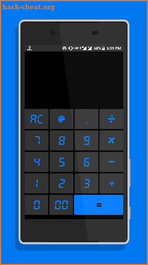 Talking calculator screenshot