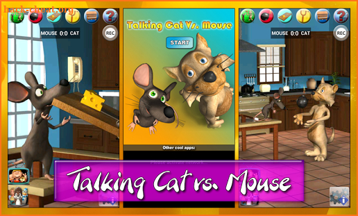 Talking Cat Vs. Mouse Deluxe screenshot