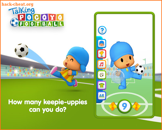 Talking Pocoyo Football screenshot