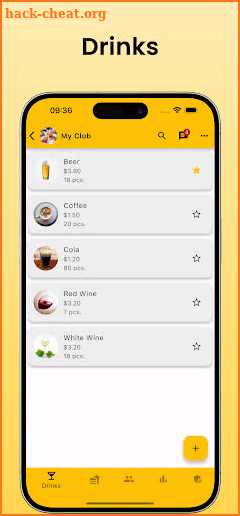 Tally - drinks counter screenshot