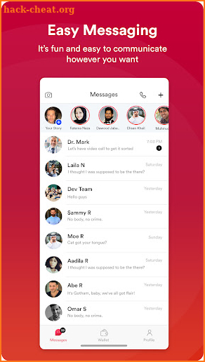 Tamaas Messenger screenshot