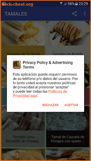 Tamales screenshot