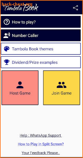 Tambola Book - Ticket Generator & Number Calling screenshot