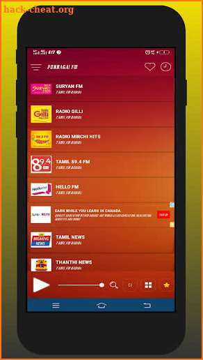 Tamil Radio Hd 500+ Online screenshot