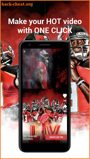 Tampa Bay Buccaneers 2021 Super Bowl - Video Maker screenshot