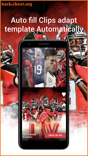 Tampa Bay Buccaneers 2021 Super Bowl - Video Maker screenshot