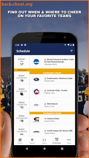 TAMUC Lion Athletics screenshot