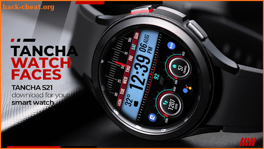 Tancha S21 Digital Watch Face screenshot