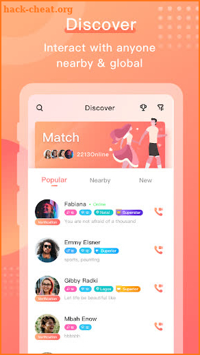 TanDoo – Online Video Chat& Make Friends screenshot