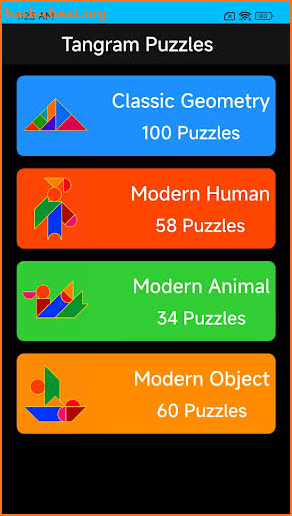 Tangram Puzzles screenshot