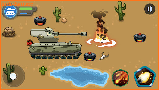 Tank battle games for boys screenshot