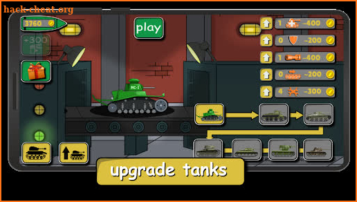 Tank Battle War 2d: game free screenshot