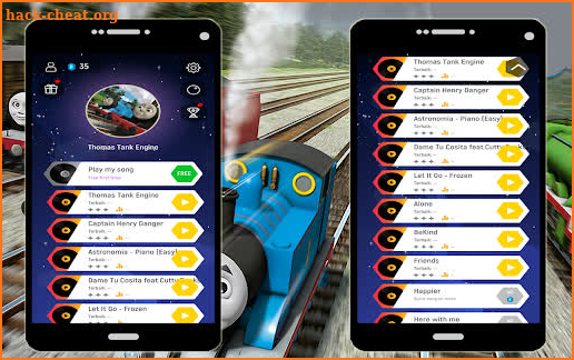 Tank Engine Thomas Magic Tiles Hop Music Edition screenshot