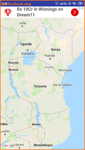 Tanzania Map screenshot