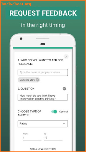 Tap My Back - Employee Feedback App screenshot