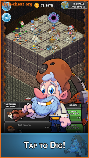 Tap Tap Dig - Idle Clicker Game screenshot