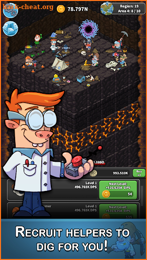 Tap Tap Dig - Idle Clicker Game screenshot