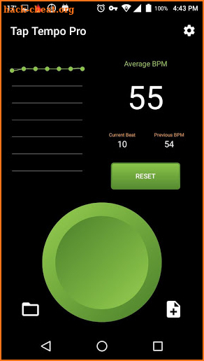 Tap Tempo Pro - BPM counter & Metronome screenshot