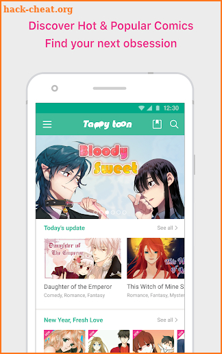 TappyToon Comics & Webtoons screenshot