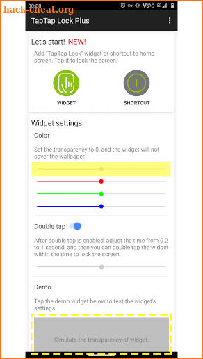 TapTap Lock: Double-tap to lock the screen screenshot