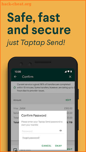 Taptap Send: Send money abroad screenshot