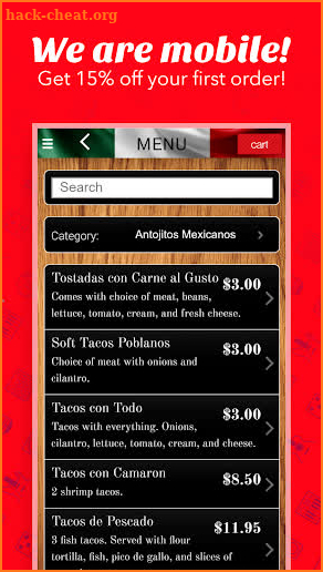 Taquitos Mexican screenshot