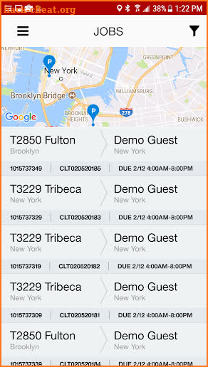 Target Driver App screenshot