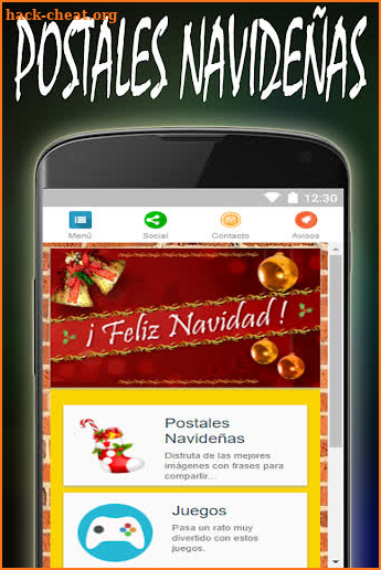 Tarjetas De Navidad screenshot