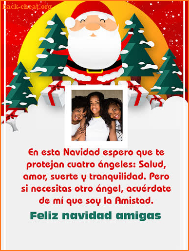 Tarjetas de navidad con fotos 🎄 screenshot