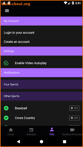 Tarleton Sports screenshot