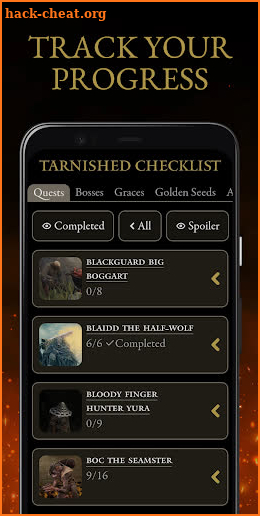 Tarnished Checklist Premium screenshot