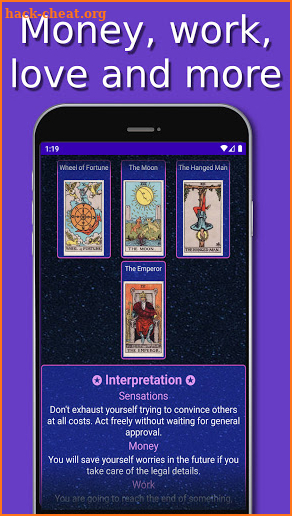 Tarot screenshot